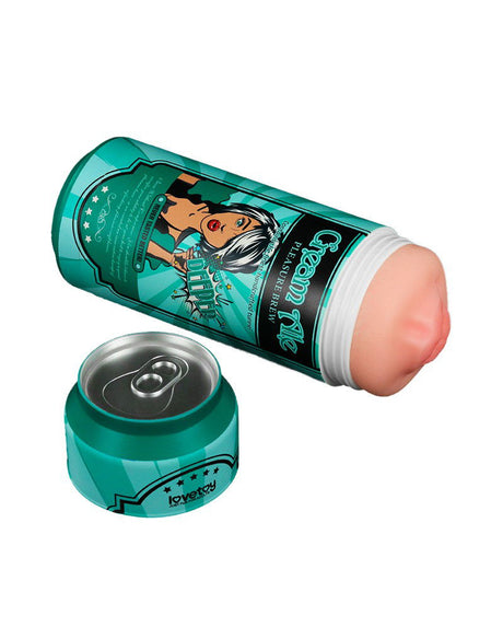 LoveToy - Pleasure Brew Cream Ale Mouth Masturbator - Groen & Nude