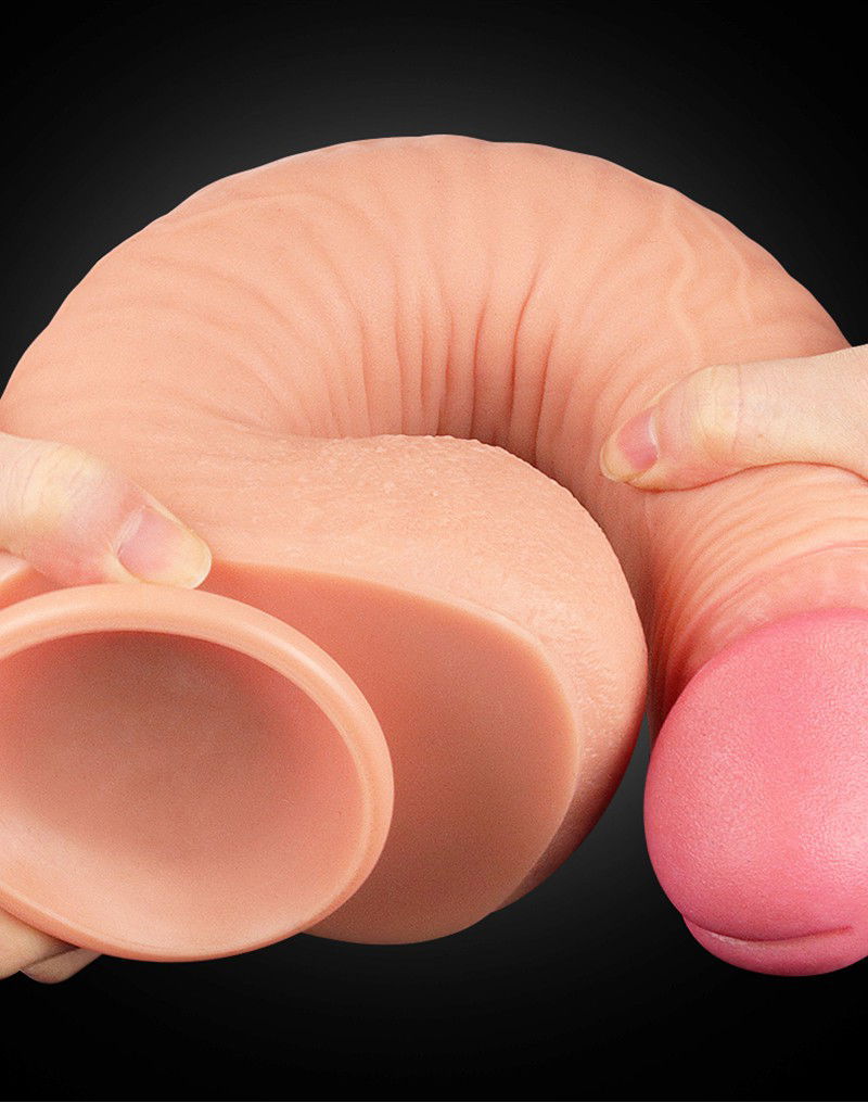 LoveToy - Realistic Dildo 30.5 cm - Nude