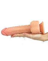 LoveToy - Roterende & Verwarmde Realistische Dildo 21 cm - Nude