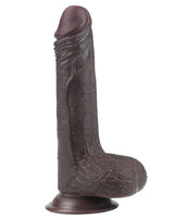 LoveToy - Sliding Skin Dildo 17.5 cm - Zwart