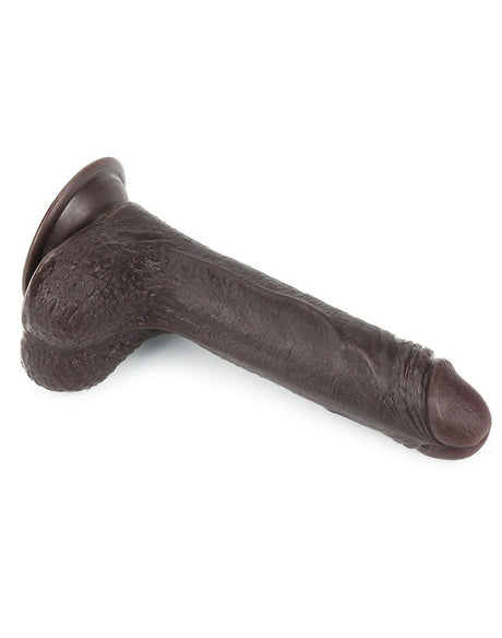 LoveToy - Sliding Skin Dildo 17.5 cm - Zwart