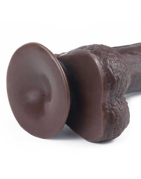 LoveToy - Sliding Skin Dildo 17.5 cm - Zwart