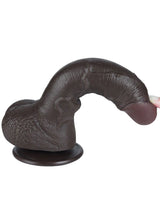 LoveToy - Aftrekbare dildo 19,5 cm (Ø 3,5 cm) - Zwart