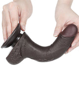 LoveToy - Aftrekbare dildo 19,5 cm (Ø 3,5 cm) - Zwart