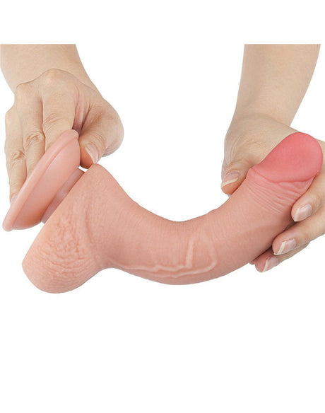 LoveToy - Aftrekbare dildo 19.5 cm (Ø 3.5 cm) - Nude