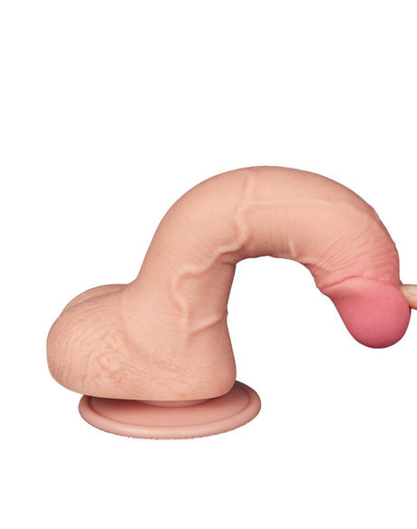 LoveToy - Aftrekbare dildo 19.5 cm (Ø 3.5 cm) - Nude