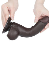 LoveToy - Aftrekbare dildo 19,5 cm (Ø 3,6 cm) - Zwart