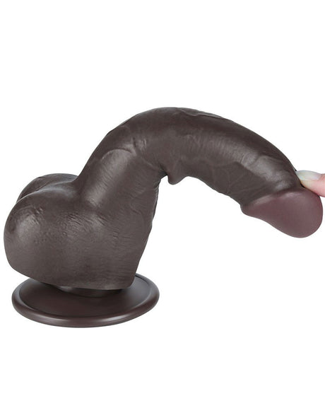 LoveToy - Aftrekbare dildo 19,5 cm (Ø 3,6 cm) - Zwart