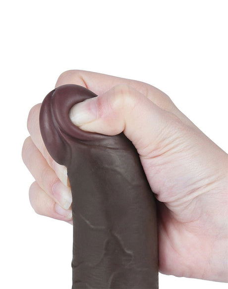 LoveToy - Aftrekbare dildo 19,5 cm (Ø 3,6 cm) - Zwart