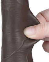 LoveToy - Aftrekbare dildo 19,5 cm (Ø 3,6 cm) - Zwart