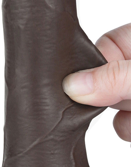 LoveToy - Aftrekbare dildo 19,5 cm (Ø 3,6 cm) - Zwart