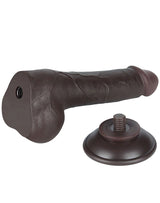 LoveToy - Aftrekbare dildo 19,5 cm (Ø 3,6 cm) - Zwart