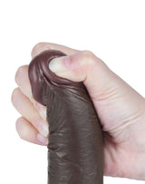 LoveToy - Aftrekbare dildo 19,5 cm (Ø 3,7 cm) - Zwart