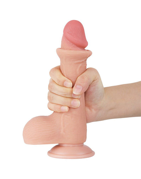 LoveToy - Aftrekbare dildo 19.5 cm (Ø 3.7 cm) - Nude