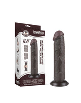 LoveToy - Aftrekbare dildo 20 cm (Ø 3,8 cm) - Zwart
