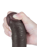 LoveToy - Aftrekbare dildo 20 cm (Ø 3,8 cm) - Zwart