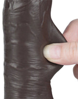 LoveToy - Aftrekbare dildo 20 cm (Ø 3,9 cm) - Zwart