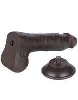 LoveToy - Aftrekbare dildo 20 cm (Ø 3,9 cm) - Zwart