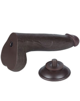 LoveToy - Aftrekbare dildo 20 cm (Ø 4 cm) - Zwart