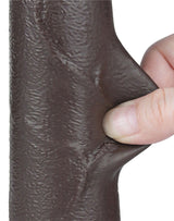 LoveToy - Aftrekbare dildo 20 cm (Ø 4 cm) - Zwart