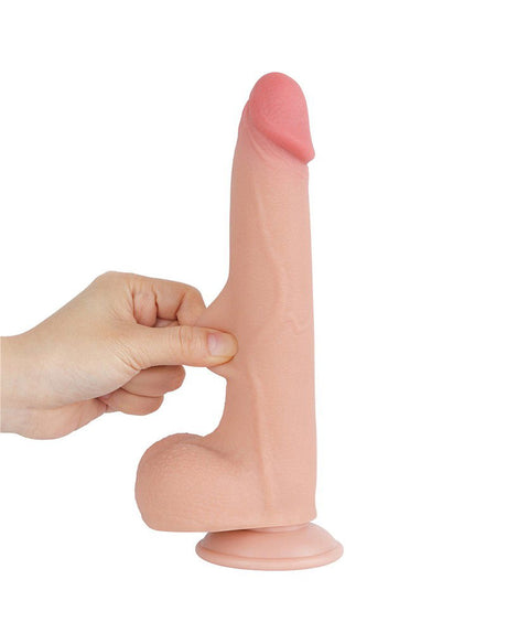LoveToy - Aftrekbare dildo 20 cm (Ø 4 cm) - Nude