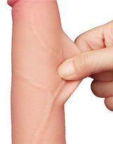 LoveToy - Aftrekbare dildo 20 cm (Ø 4 cm) - Nude