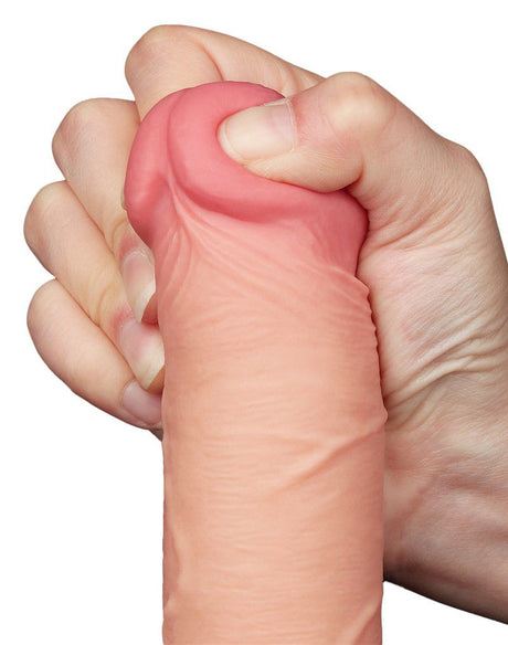 LoveToy - Glijdende Huid Dildo 20.8 cm (Ø 4 cm) - N