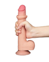 LoveToy - Aftrekbare dildo 22 cm (Ø 3.7 cm) - Nude
