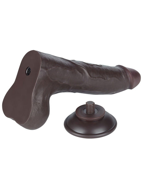LoveToy - Aftrekbare dildo 22 cm (Ø 4,3 cm) - Zwart