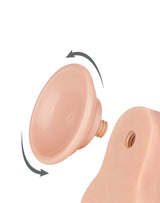 LoveToy - Aftrekbare dildo 22 cm (Ø 4.3 cm) - Nude