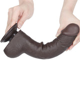 LoveToy - Aftrekbare dildo 24 cm (Ø 4,3 cm) - Zwart