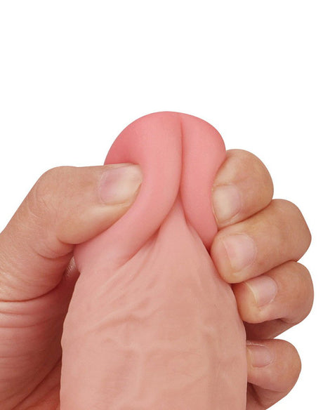 LoveToy - Sliding Skin Dildo 9.0" / 23 cm (Ø 4 CM) - Nude