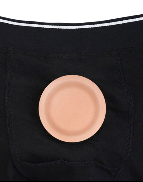 LoveToy - Unisex Strap-On Shorts Size M - Zwart