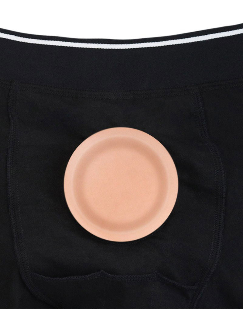 LoveToy - Unisex Strap-On Shorts Size S - Zwart