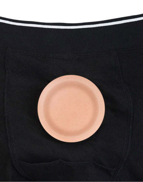 LoveToy - Unisex Strap-On Shorts Size S - Zwart