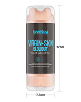 LoveToy - Virgin-Skin Blowout Double Side Stroker - Vagina and Anus