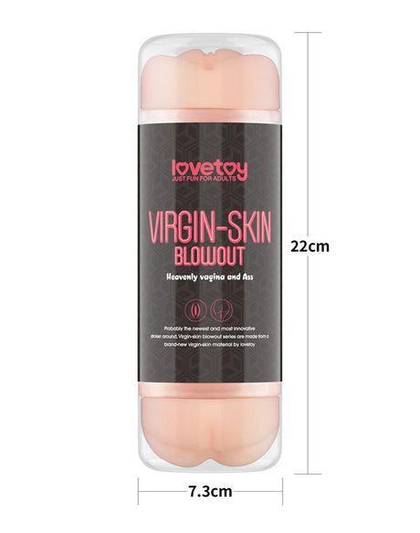 LoveToy - Virgin-Skin Blowout Double Side Stroker - Vagina and Ass