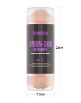 LoveToy - Virgin-Skin Blowout Double Side Stroker - Vagina and Mouth