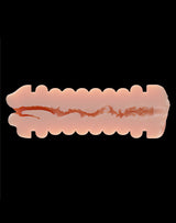 LoveToy - Virgin-Skin Blowout Double Side Stroker - Vagina and Mouth