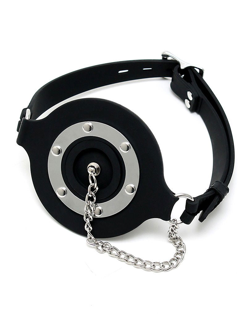 Mondknevel met opening en stop