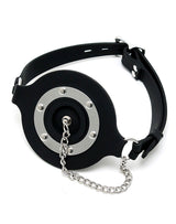 Mondknevel met opening en stop