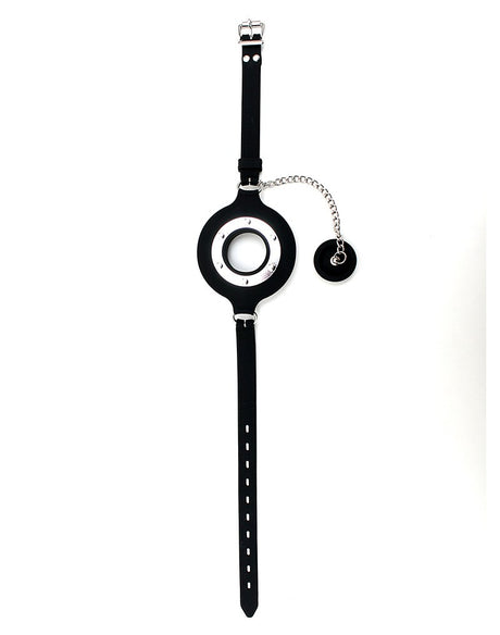 Mondknevel met opening en stop