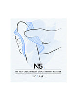 NIYA - NIYA 5 - Oplegvibrator met Afstandsbediening - Lichtblauw