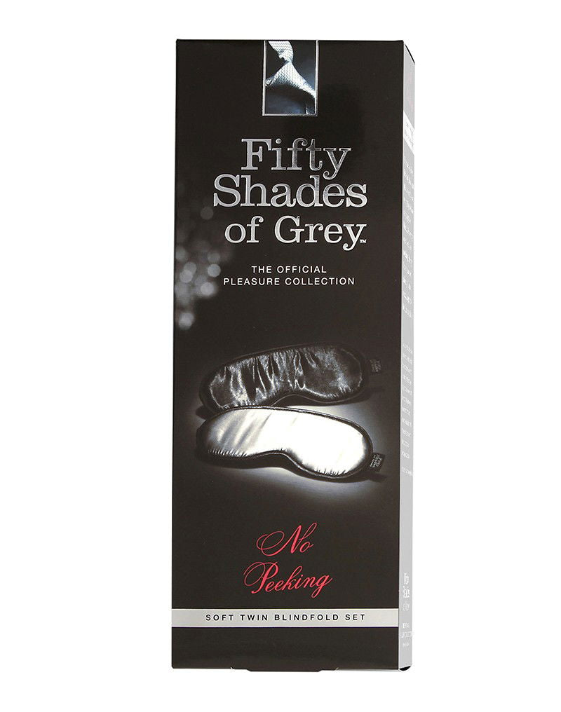 No Peeking - FSoG Soft Blindfold Twin Pack