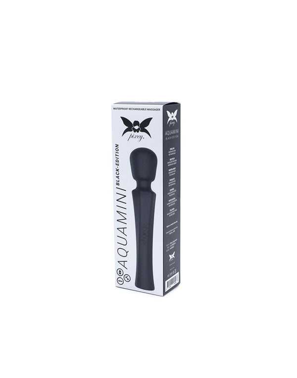 Pixey - Aquawand Mini - Mini Wand Vibrator - Zwart