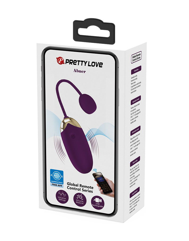 Pretty Love - Abner - Draagbare Vibrator met Appbediening - Paars