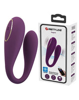 Pretty Love - August - Couple Vibrator met Appbediening - Paars