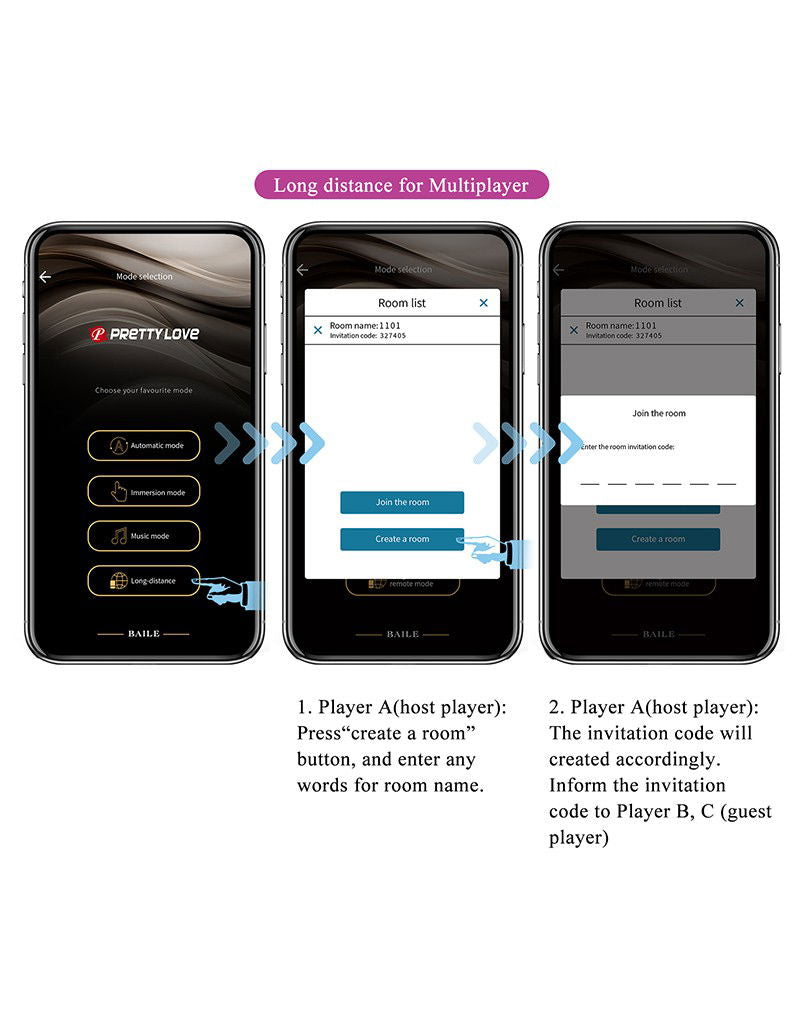 Pretty Love - August - Couple Vibrator met Appbediening - Paars