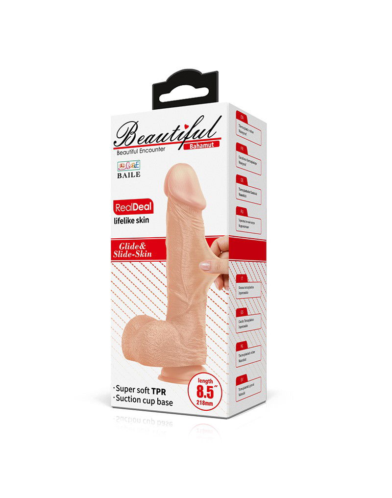 Pretty Love - Bahamut - Realistische Dildo 21.8 cm - Nude