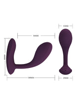 Pretty Love - Baird - Draagbare G-Spot Vibrator met App-bediening - Paars